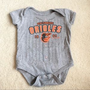 Baltimore Orioles Gray Onesie size 12 months